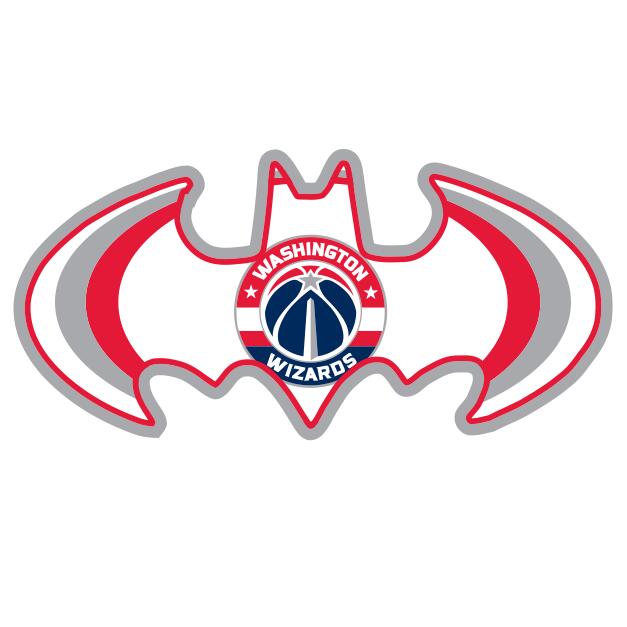 Washington Wizards Batman Logo iron on heat transfer